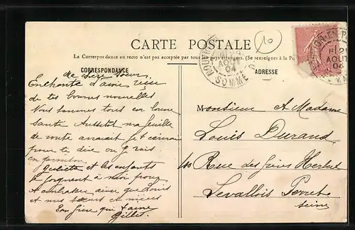 AK Nouvion-en-Ponthieu, La Route Nationale