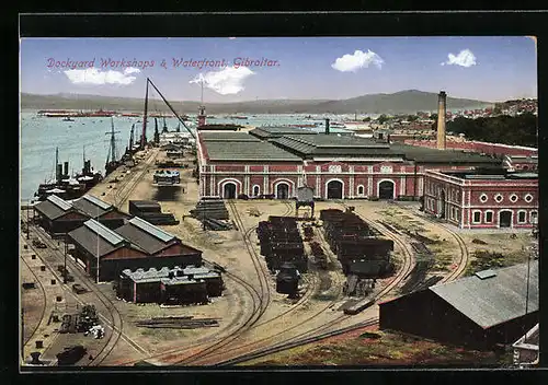 AK Gibraltar, Dockyard Workshops and Waterfront
