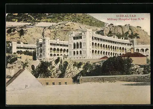 AK Gibraltar, Military Hospital from N. W.