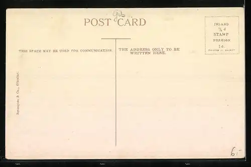 AK Gibraltar, Gunners Parade with H. M. the late Queen Victoria`s Monument