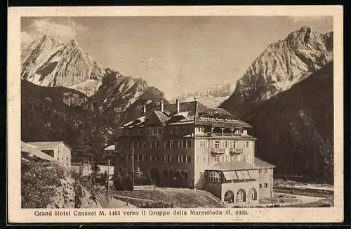 AK Canazei, Grand Hotel verso il Gruppo della Marmolada