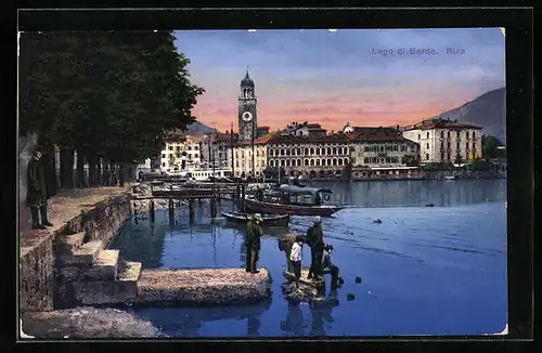 AK Riva / Lago di Garda, Uferpartie