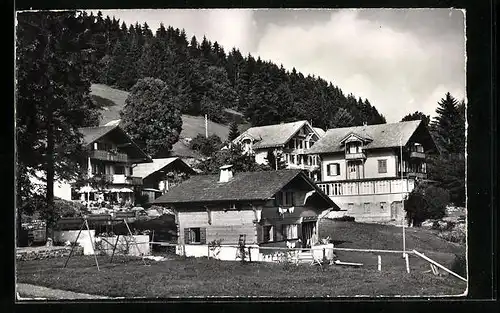 AK Beatenberg, Tea-Room Häsler, Hotel Edelweisss, Pension Rosenau, Chalet Rägeli