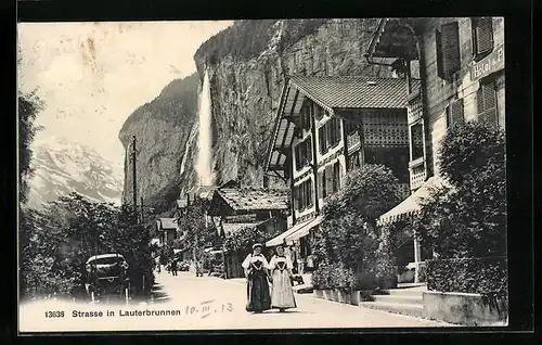 AK Lauterbrunnen, Strassenpartie