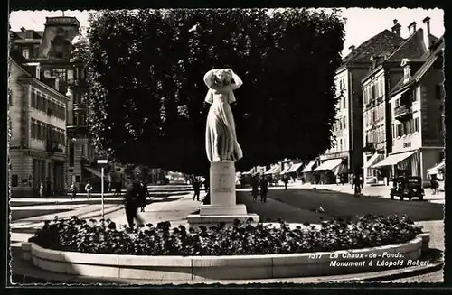 AK La Chaux-de-Fonds, Monument à Léopold Robert