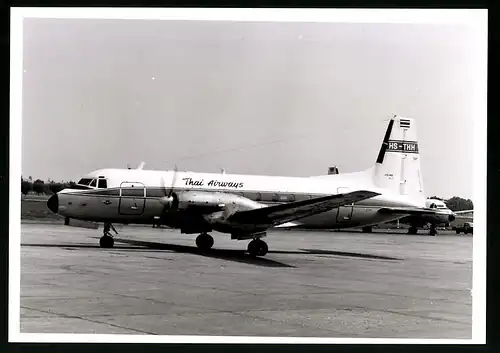 Fotografie Flugzeug Avro 748, Passagierflugzeug de Thai Airways, Kennung HS-THH