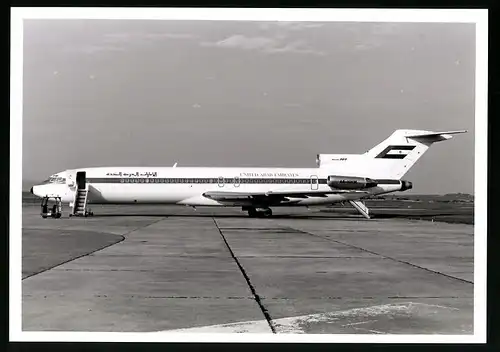 Fotografie Flugzeug Boeing 727, Passagierflugzeug Kennung A6-HHM