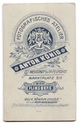 Fotografie Anton König, Neustadt a. d. Tafelfichte, Marktplatz 315, Bürgerliche Dame mit Halskette