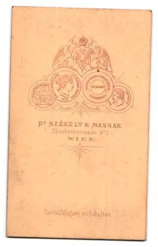 Fotografie Dr. Szekely & Massak, Wien, Elisabethstr. 1, Junge Dame in hübscher Kleidung