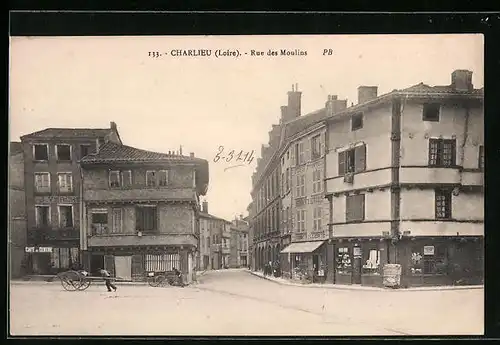 AK Charlieu, Rue des Moulins