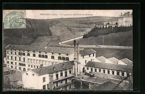 AK Néronde, Vue générale de l`Usine de Broderie