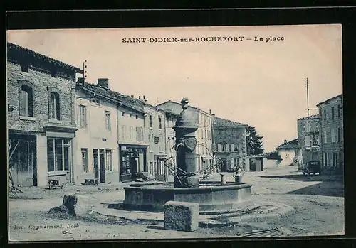 AK Saint-Didier-sur-Rochefort, La Place