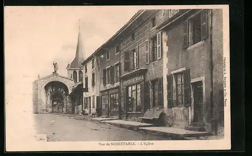 AK Noirétable, La Pharmacie Morel et l`Eglise