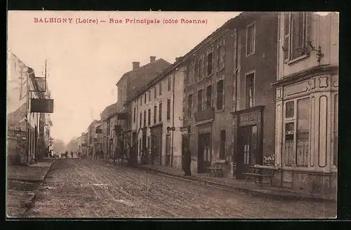 AK Balbigny, Rue Principale (coté Roanne)