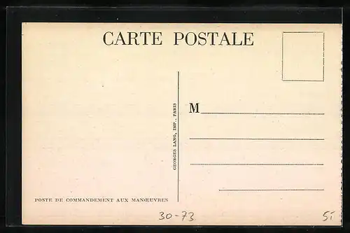 AK Poste de Commandement aux Manoeuvres