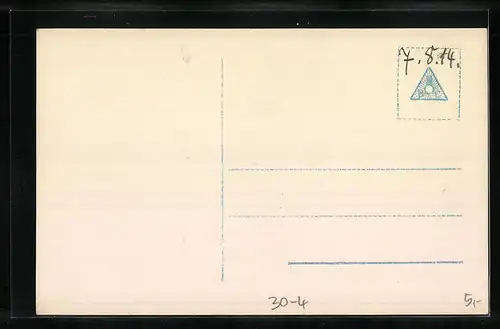 AK Gen. d. Inf. v. Emmich, Panorama von Lüttich