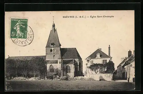 AK Suèvres, Eglise Saint-Christophe