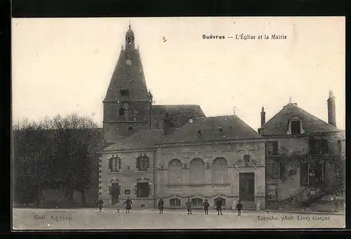 AK Suèvres, L`Eglise et la Mairie