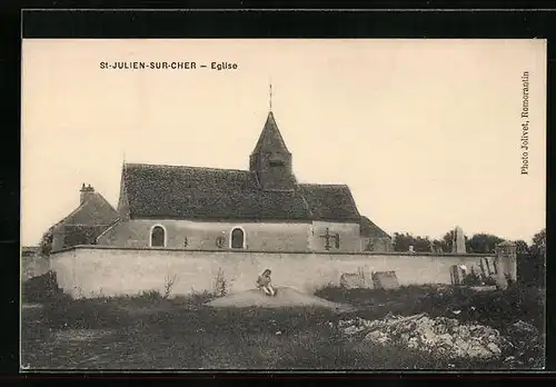 AK St-Julien-sur-Cher, Eglise