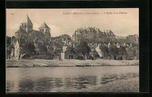 AK Saint-Aignan, L`Eglise et le Chateau