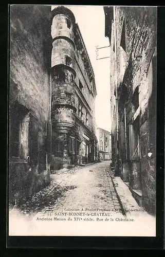 AK St-Bonnet-le-Chateau, Ancienne Maison du XIV siècle, Rue de la Chatelaine