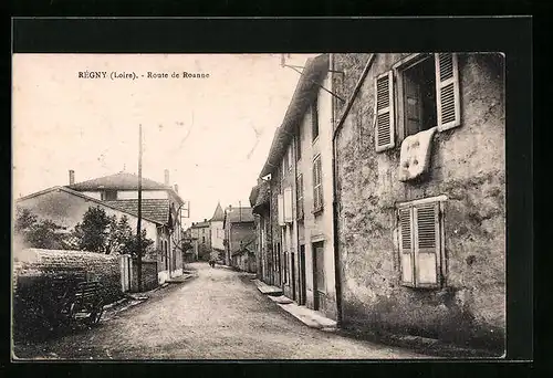 AK Régny, Route de Roanne