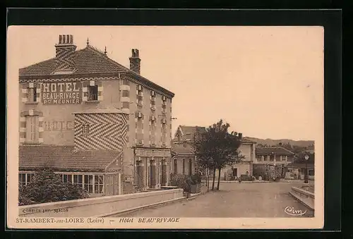 AK St-Rambert-sur-Loire, Hôtel Beau-Rivage