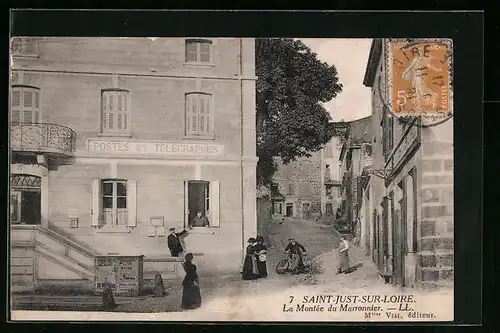 AK Saint-Just-sur-Loire, La Montée du Marronnier