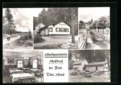 AK Floh /Thür. Wald, Waldgaststätte Masskopf