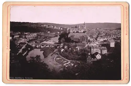 Fotografie H. Zipper, Weilburg / Lahn, Ansicht Weilburg / Lahn, Blick auf die Stadt vom Norden her