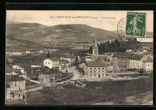 AK Saint-Just-en-Chevalet, Vue générale