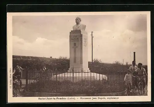 AK Saint-Just-la-Pendue, Monument Jean Dupuis