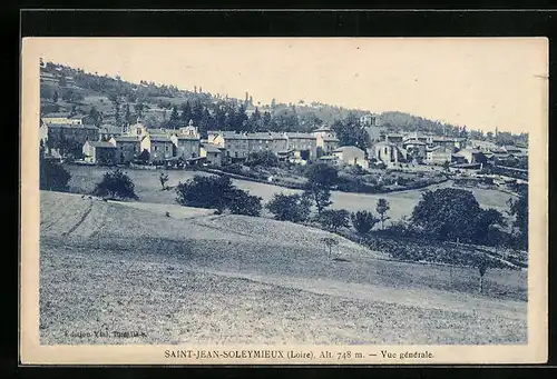 AK Saint-Jean-Soleymieux, Vue générale