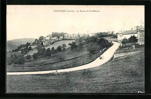 AK Fontanès, La Route de St-Etienne