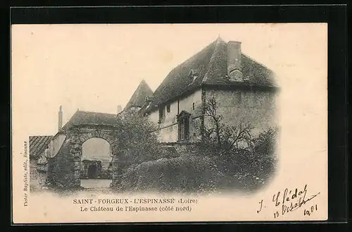 AK St. Forgeux-Lespinasse, Le Chateau de l`Espinasse (cote nord)