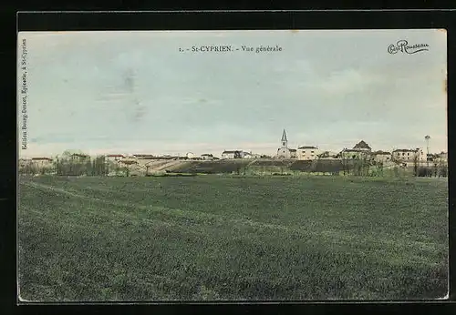 AK Saint-Cyprien, Vue générale