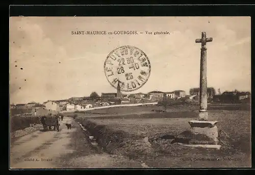 AK Saint-Maurice-en-Gourgois, Vue générale