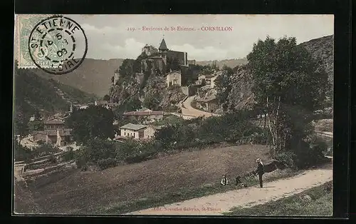 AK Cornillon, Vue de Cornillon