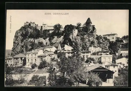 AK Cornillon, Vue de Cornillon