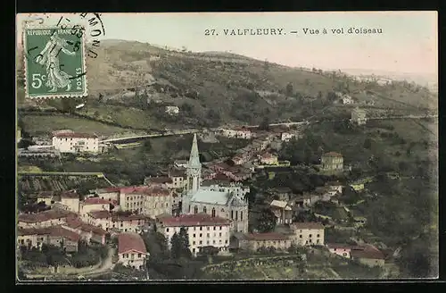 AK Valfleury, Vue a vol d`oiseau