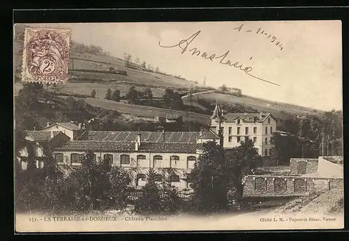 AK La Terrasse-en-Doizieu, Chateau Planchon