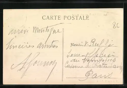 AK Noirétable, Vue generale sous la neige