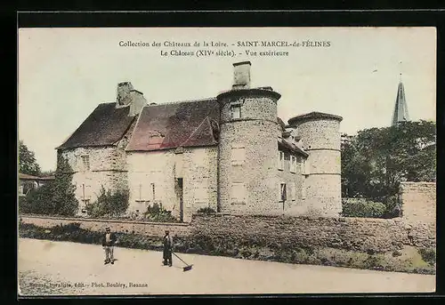 AK Saint-Marcel-de-Félines, Le Chateau - Vue exterieure