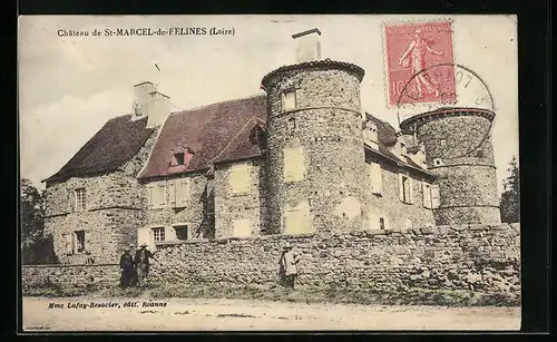 AK Saint-Marcel-de-Félines, Le Chateau