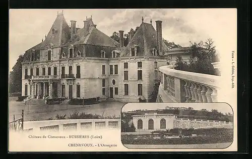 AK Bussières, Chateau de Chenevoux et L`Orangerie