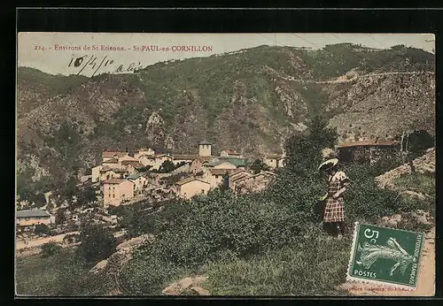 AK St-Paul-en-Cornillon, Vue generale