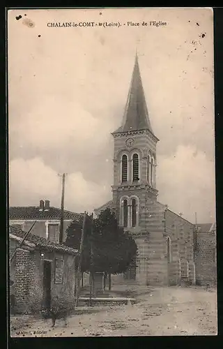 AK Chalain-le-Comt, Place de l`Eglise