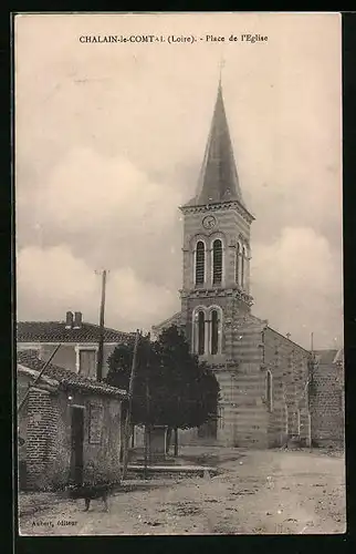 AK Chalain-le-Comt, Place de l`Eglise