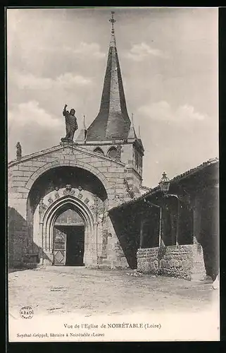 AK Noirétable, Vue de l`Eglise