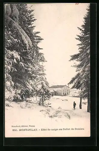 AK Mont-Pilat, Effet de neige au Collet de Doizieu